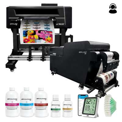DTFLine MAXi (includes Dual Printhead MAXi DTF Printer with Embedded Roll Feeder, Standard Powder Application and Curing Machine, RIP Software, Training and Onboarding)