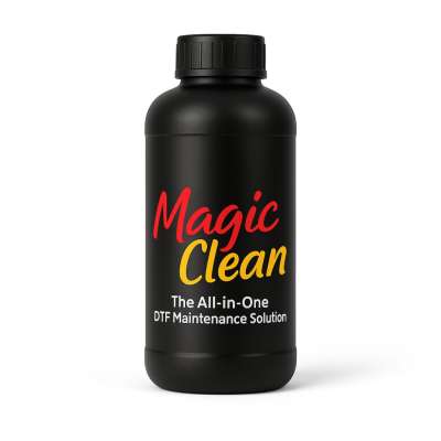 MagicClean - The All-in-One DTF Maintenance Solution (950ml) + BONUS 100ml LAST CHANCE SOLUTION - 950ml plus BONUS