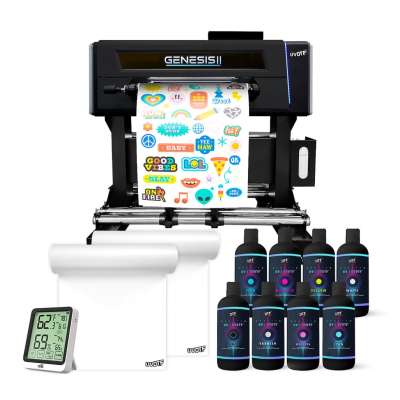 UVDTF Genesis VX Printer QUAD PRINTHEAD System (includes Software, 4 Genesis Printheads, UVDTF Films, UVDTF Inks and Varnish, Training and Onboarding)